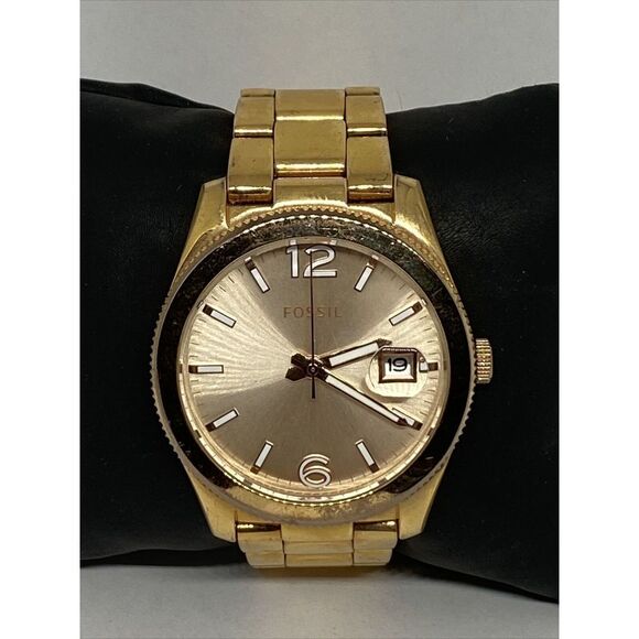 Fossil Perfect Boyfriend ES3587 Womens Stainless Steel Analog Quartz Watch XR881 - Picture 3 of 12